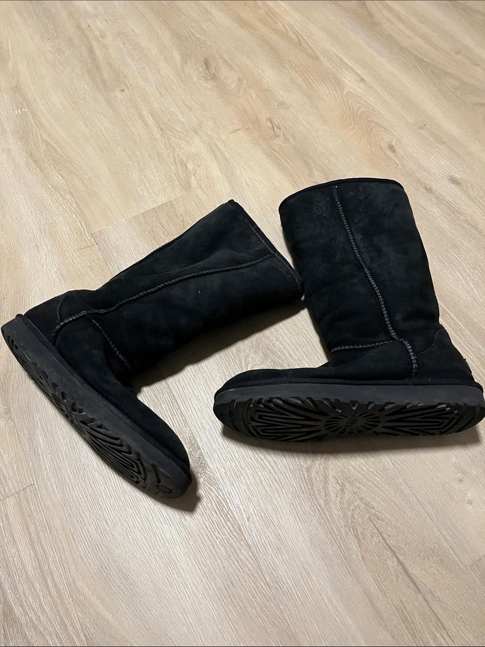 UGG Tall Black Boots Size 9